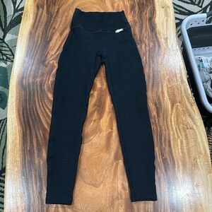 Bombshell Sportswear Chevron Leggings- Jet Black